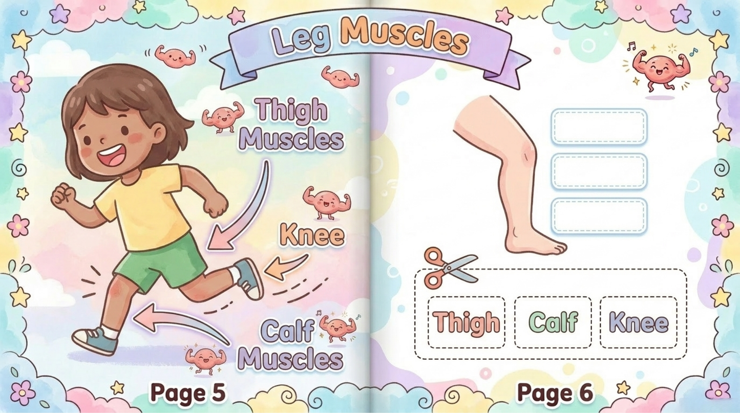 My Amazing Muscular System – Activity Book for Kids