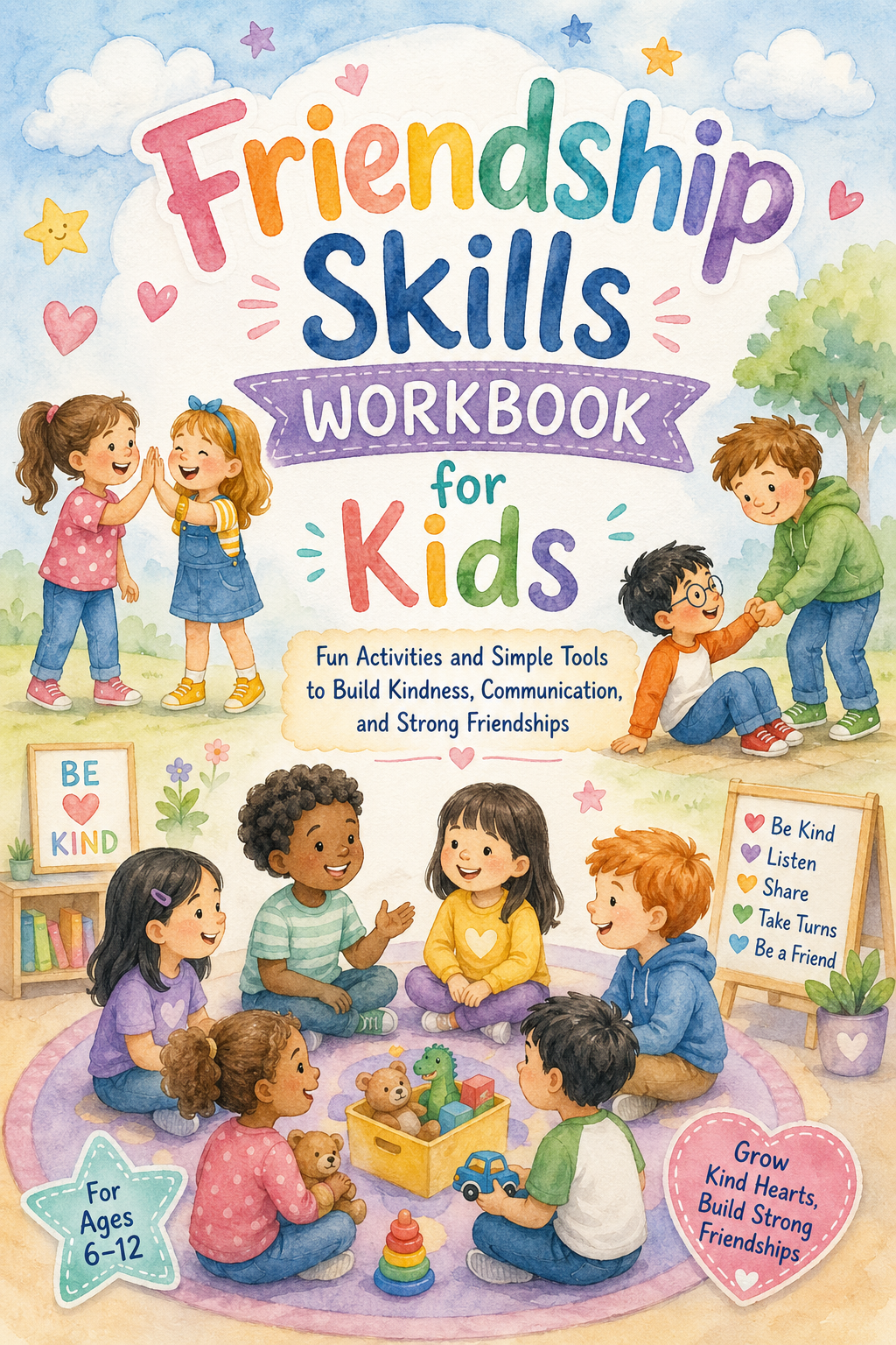 ✨ Printable Friendship Skills Workbook Template ✨