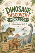 ✨ Printable Dinosaur Discovery Workbook Template – 32 Prehistoric Learning Pages ✨ Roar into a thrilling, screen-free educational adventure through the prehistoric world! 🦖🦕