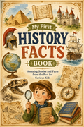 ✨ Printable My First History Facts Book Template – 51 Educational Pages ✨