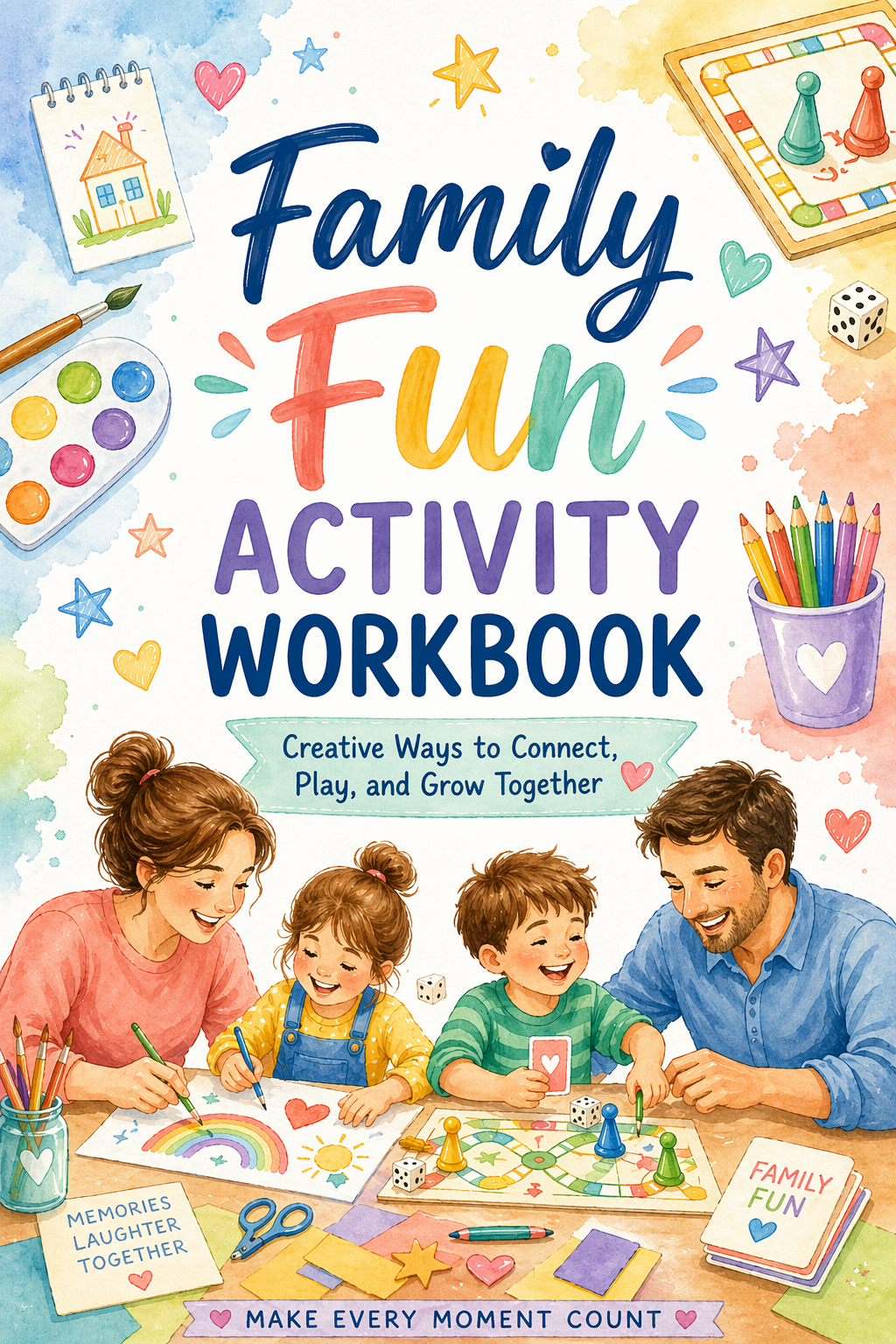 ✨ Printable Family Fun Activity Workbook Template ✨