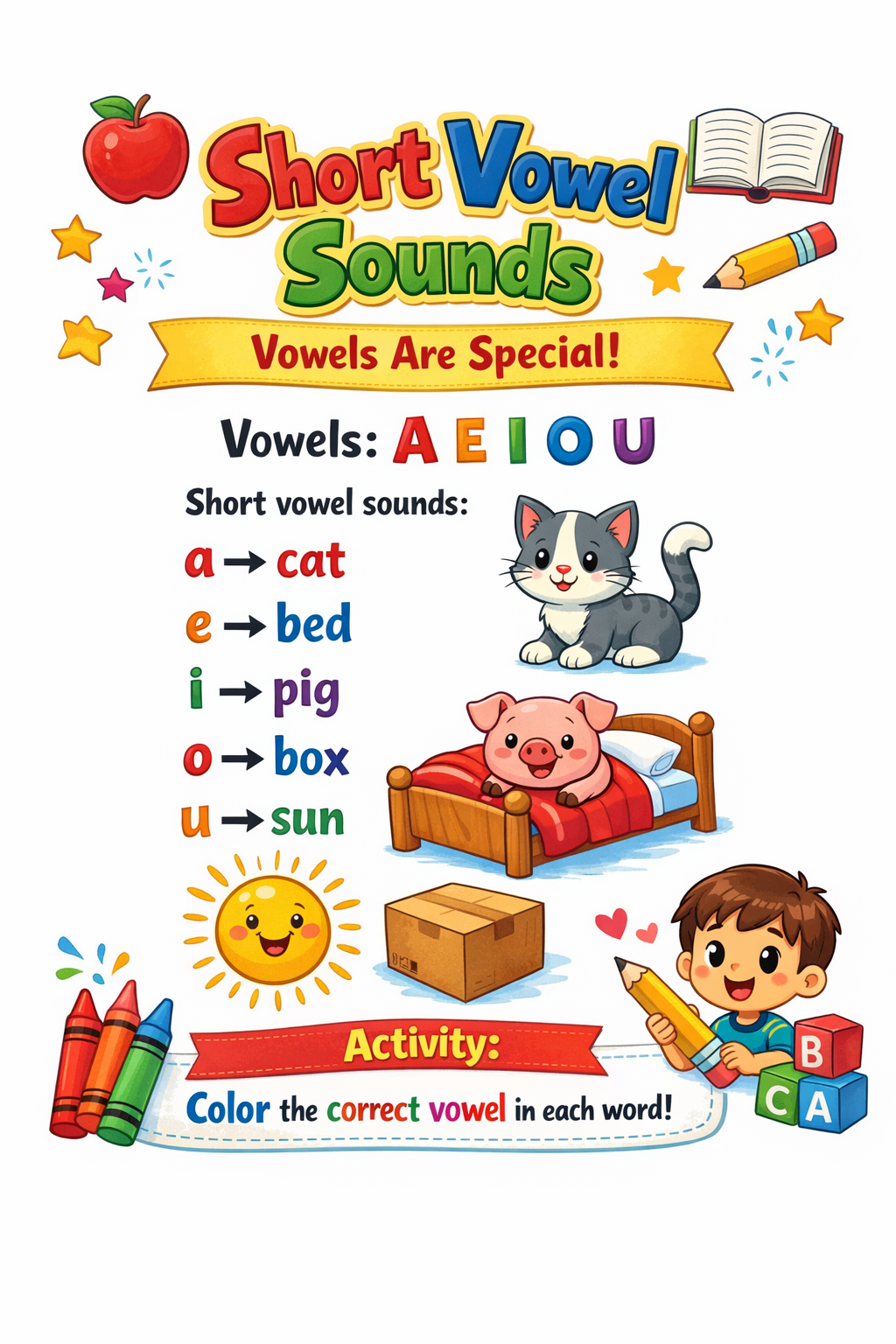 ✨ Printable Phonics Practice Workbook Template – Early Reading Activities ✨ Help your child build a strong reading foundation—one sound at a time! 📚✏️