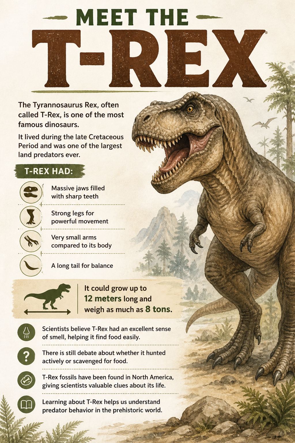 ✨ Printable Dinosaur Discovery Workbook Template – 32 Prehistoric Learning Pages ✨ Roar into a thrilling, screen-free educational adventure through the prehistoric world! 🦖🦕