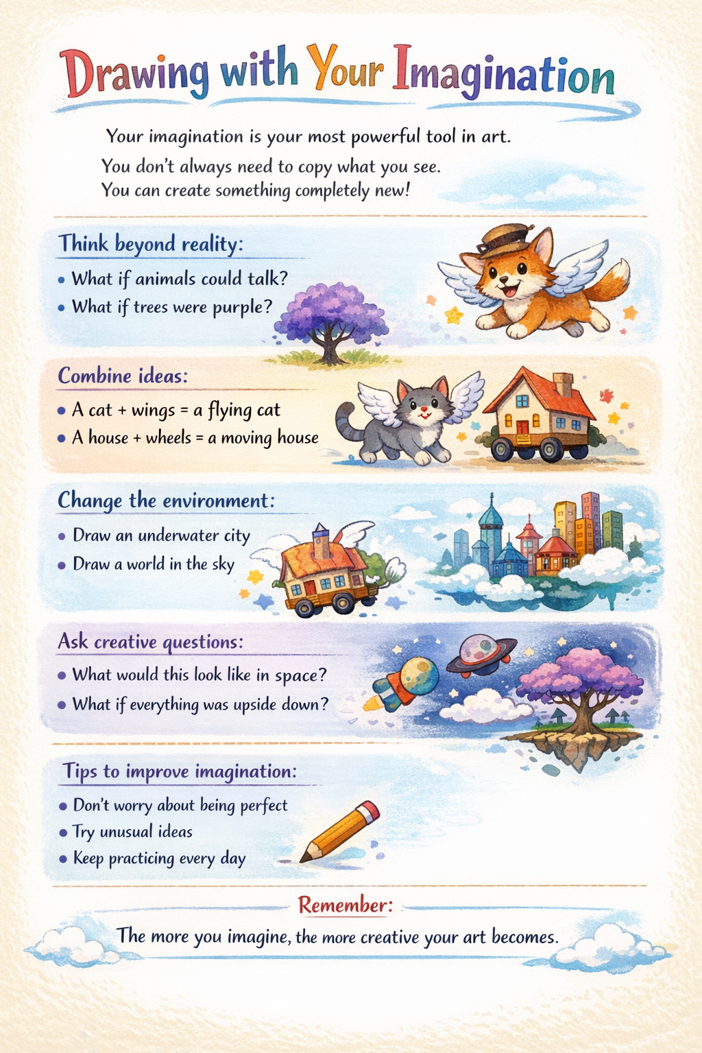 ✨ Printable Creative Art Activity Book Template – 31 Imagination Puzzles ✨