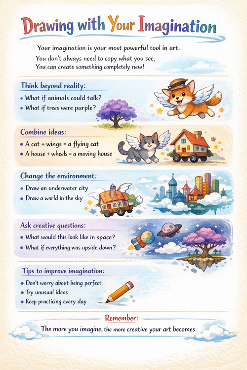 ✨ Printable Creative Art Activity Book Template – 31 Imagination Puzzles ✨
