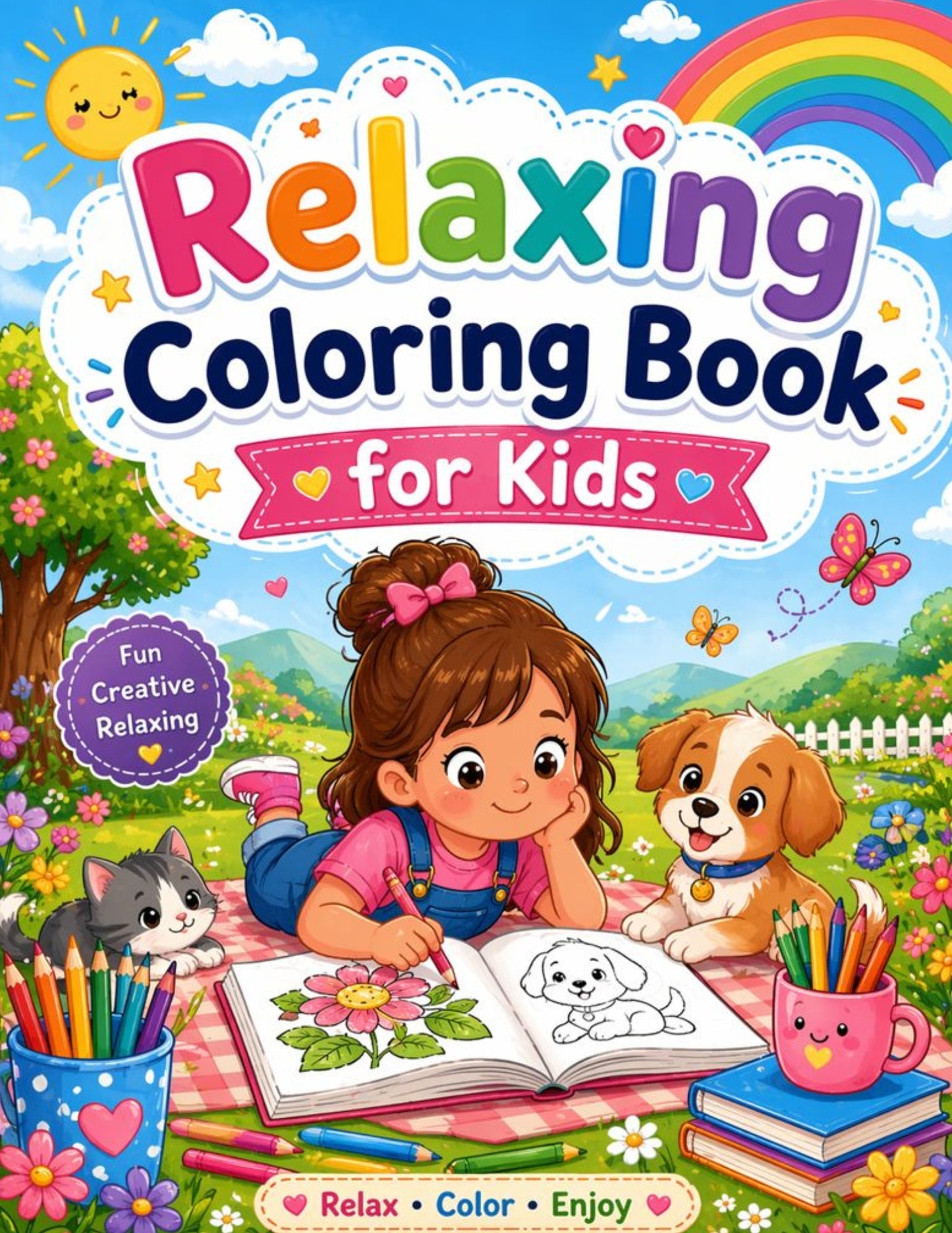 ✨ Printable Kids Creative Log Book Template – 30 Expressive Journaling Pages ✨