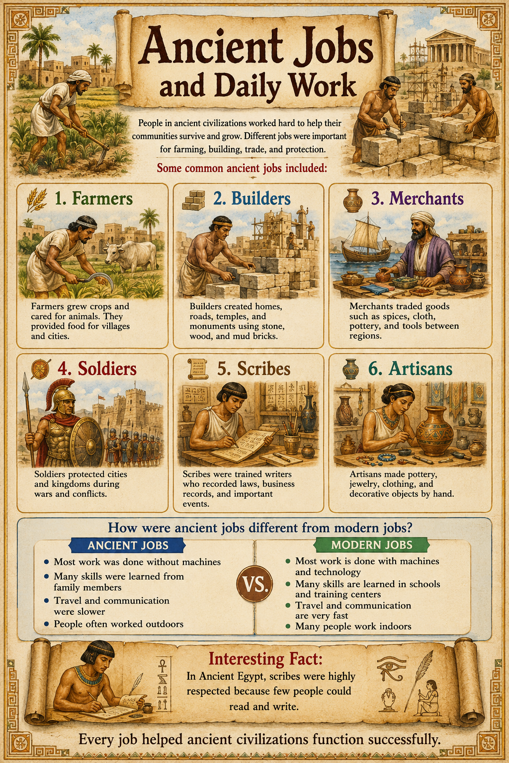 ✨ Printable My First History Facts Book Template – 51 Educational Pages ✨