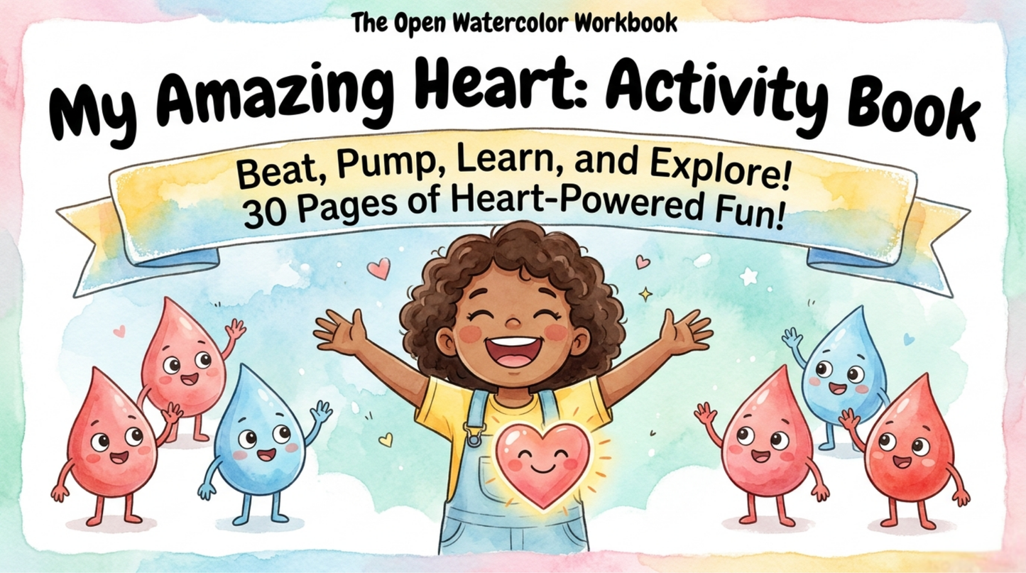 ❤️ My Amazing Heart: Activity Book
