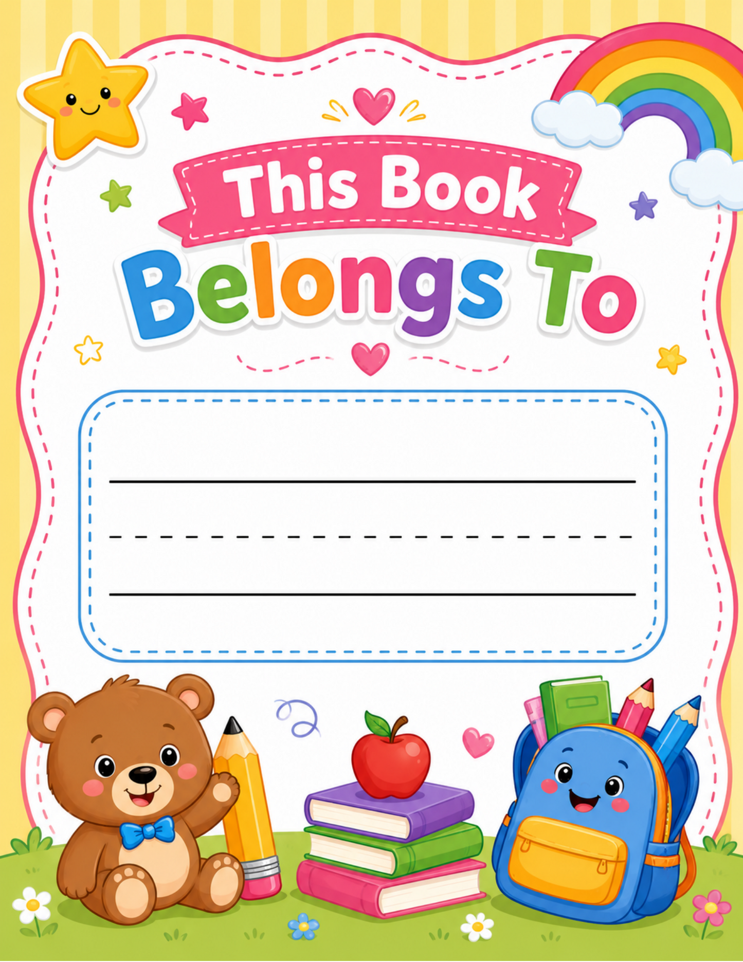 ✨ My First Writing Workbook Template – 30 Alphabet Tracing & Coloring Pages ✨
