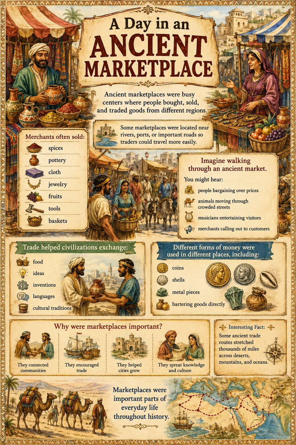 ✨ Printable My First History Facts Book Template – 51 Educational Pages ✨