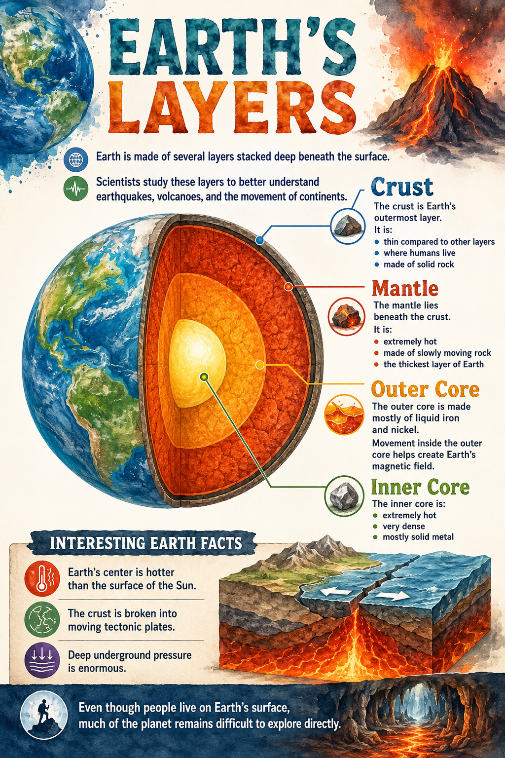 ✨ Printable Science Facts for Kids Template – 31 Educational Pages ✨
