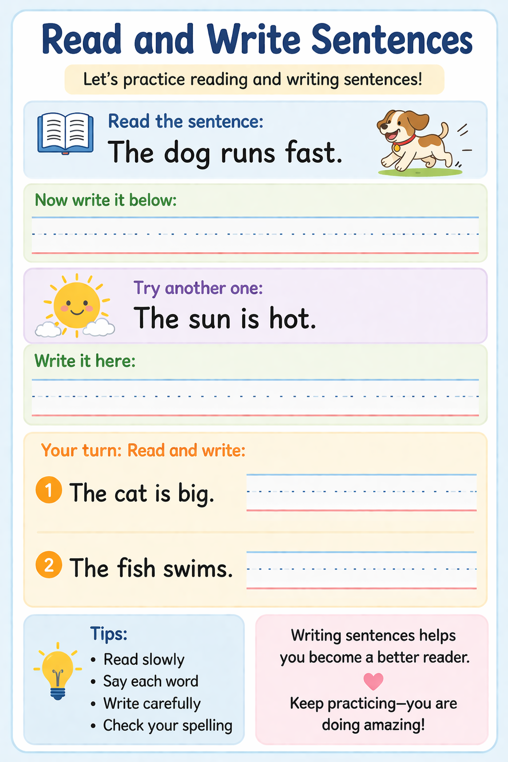 ✨ Printable Kindergarten Reading Practice Workbook Template ✨ Help young learners take their first confident steps into the world of reading! 📚✨