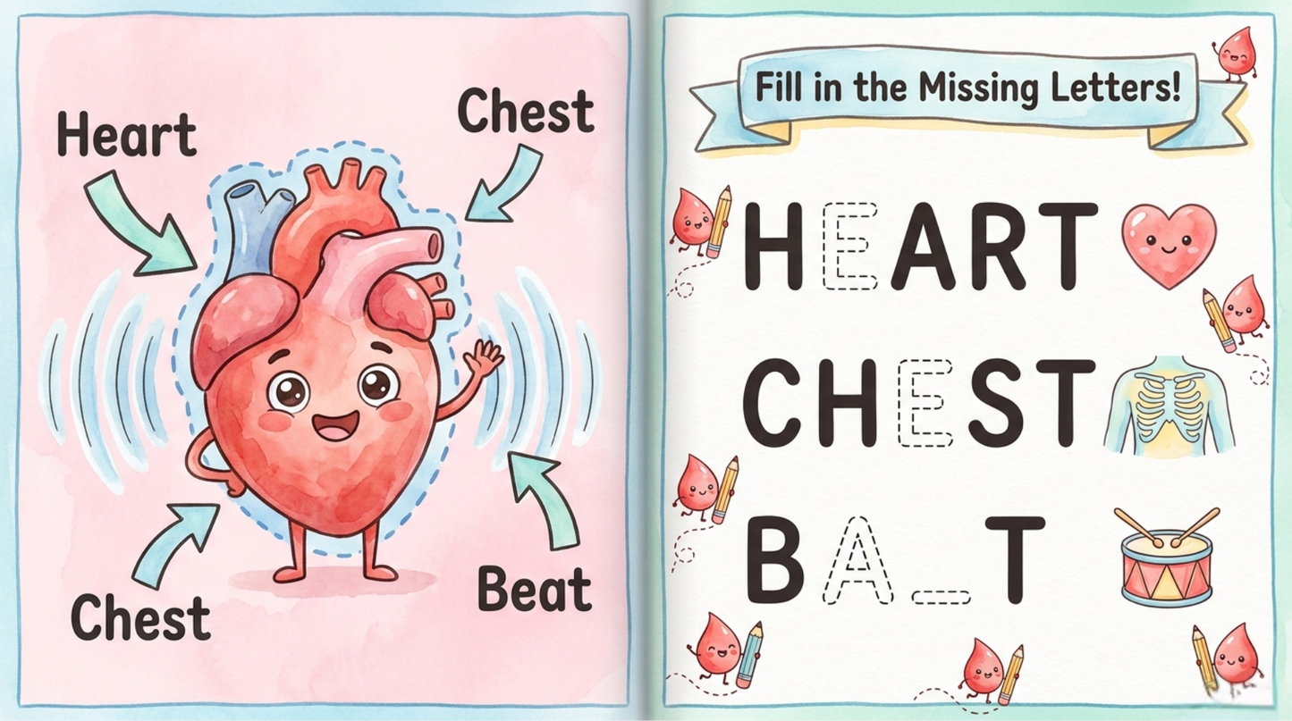 ❤️ My Amazing Heart: Activity Book