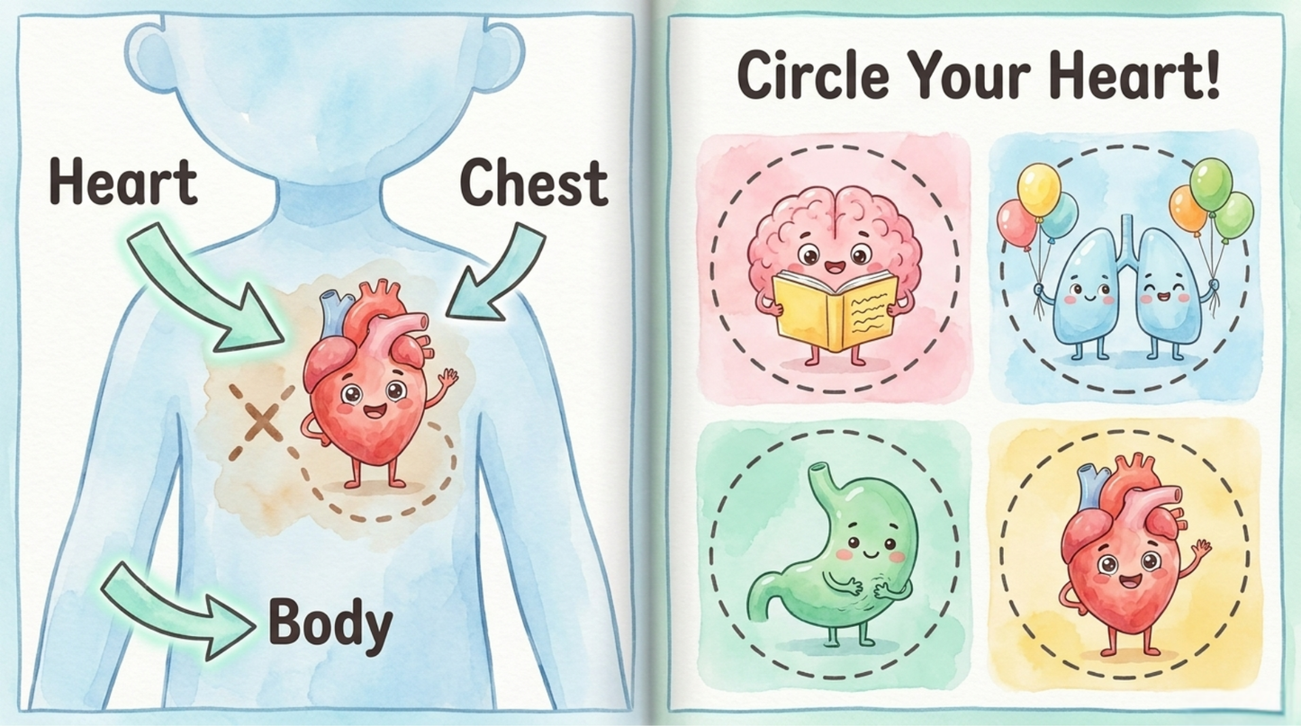 ❤️ My Amazing Heart: Activity Book