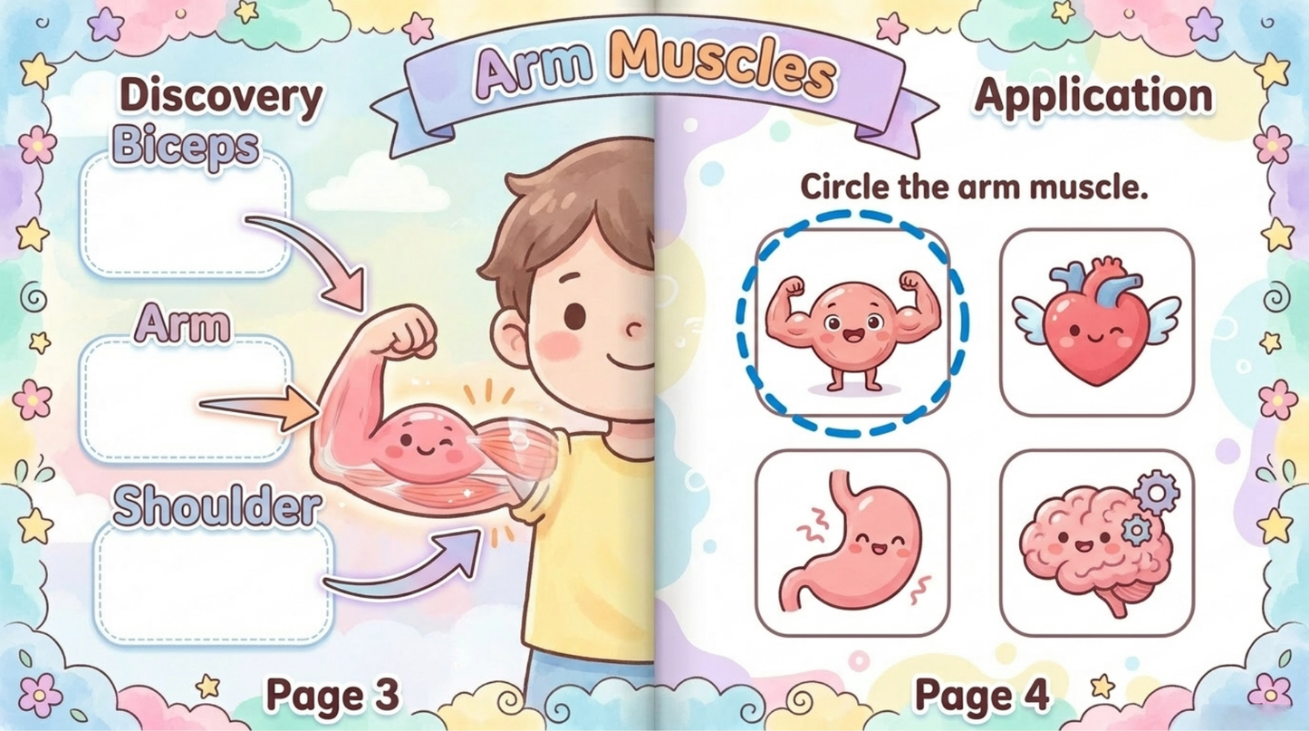 My Amazing Muscular System – Activity Book for Kids