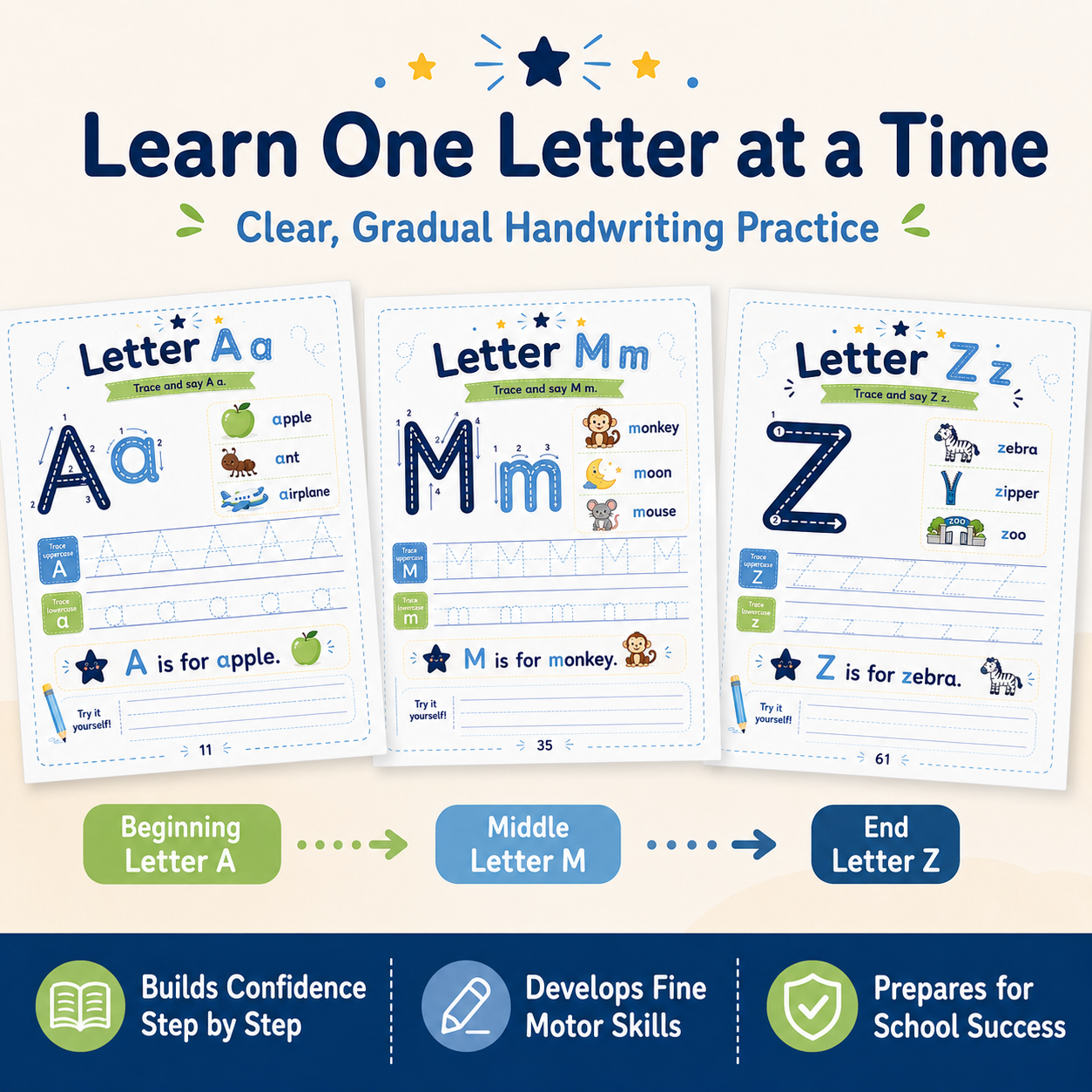 Alphabet Tracing Workbook A–Z