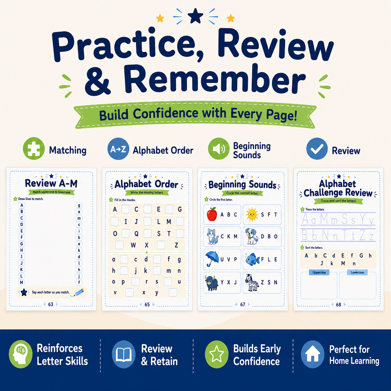 Alphabet Tracing Workbook A–Z