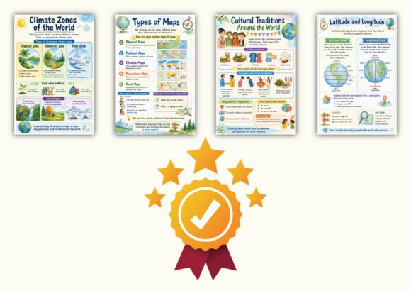✨ Printable Fun Geography Workbook Template – 44 World Adventure Pages ✨ Take young explorers on an exciting, screen-free journey around the globe! 🌍🧭